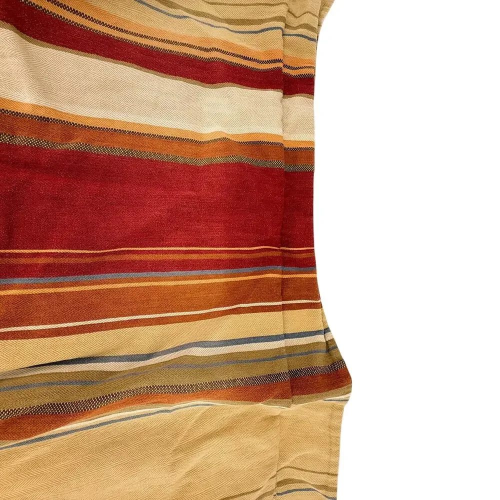 Pottery Barn Set of 2 Striped Linen Cotton Euro Shams 26